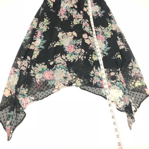 NEW Walter Baker Floral Hansen Midi Dress Cold Sho - Picture 9 of 11